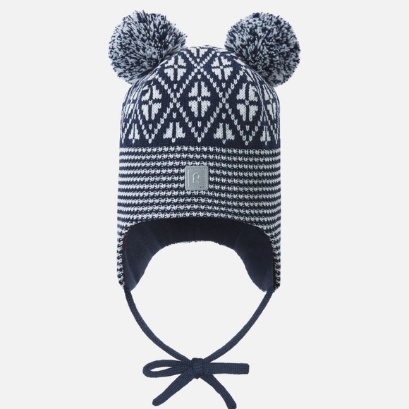 Reima Kuuru Hat – Kids Knit Winter Beanie with Pom-Poms - Picture 11 of 11